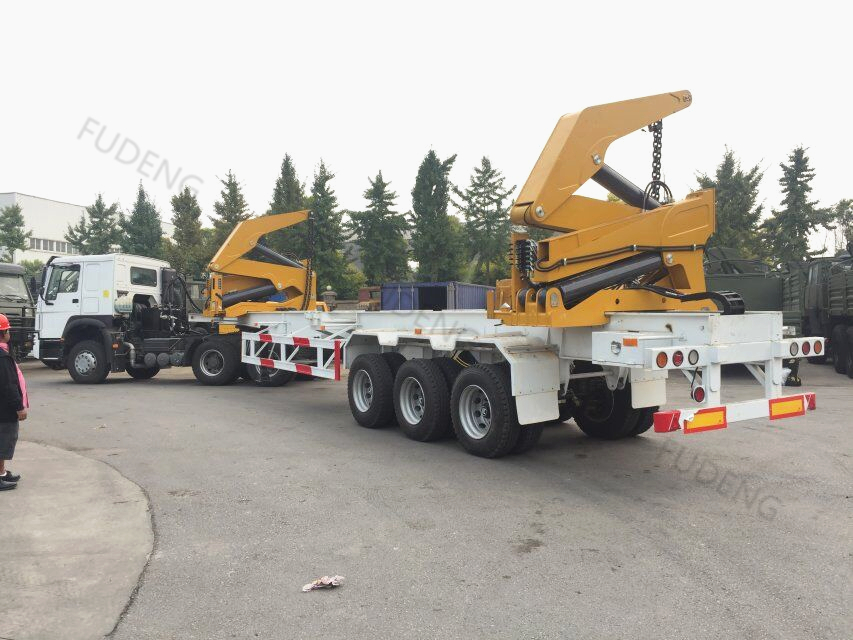 3 Axles Container Side Loader Semi Trailer3