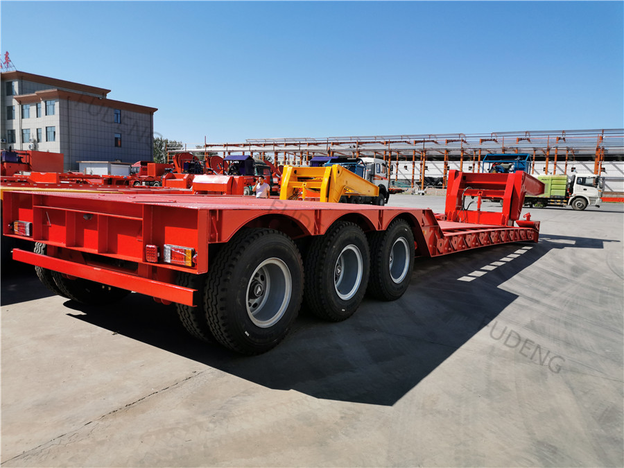 Detachable Gooseneck Lowboy Trailer