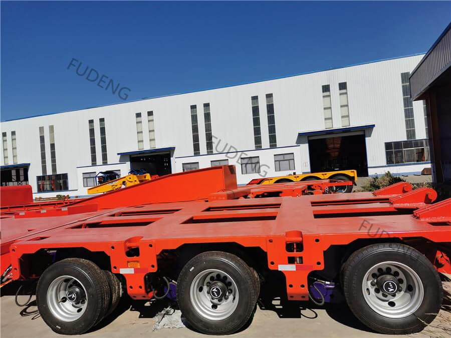 Wind Blade Carrier Hydraulic Extendable Low Bed Trailer