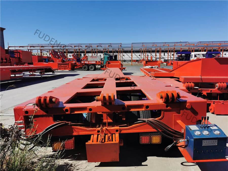 Wind Blade Carrier Hydraulic Extendable Low Bed Trailer3