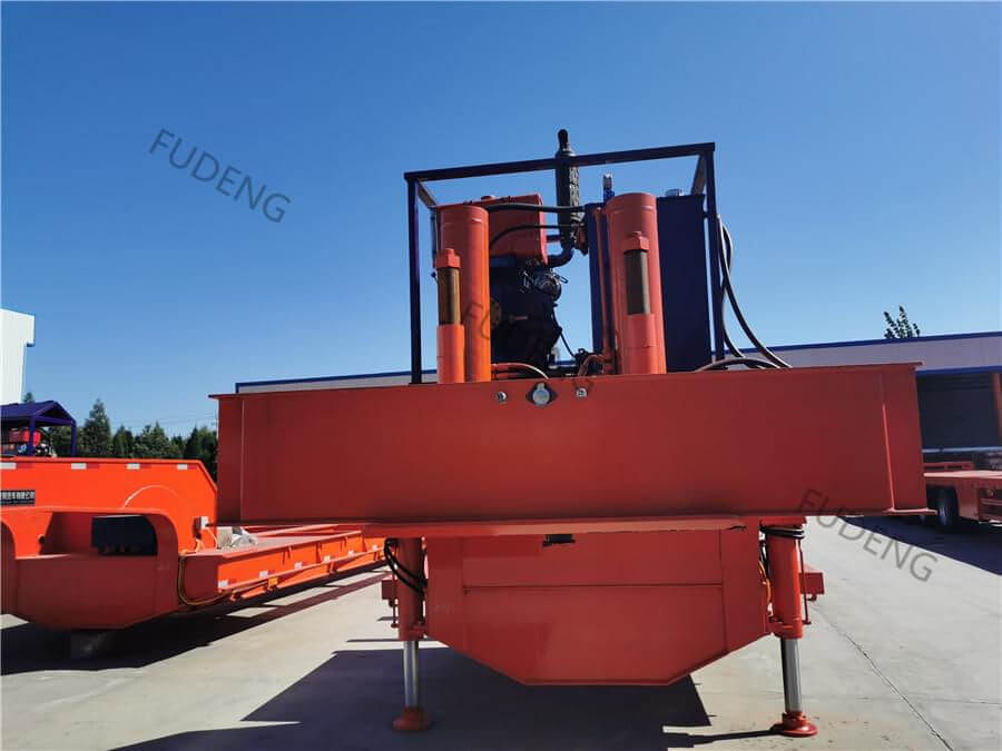 Wind Blade Carrier Hydraulic Extendable Low Bed Trailer6