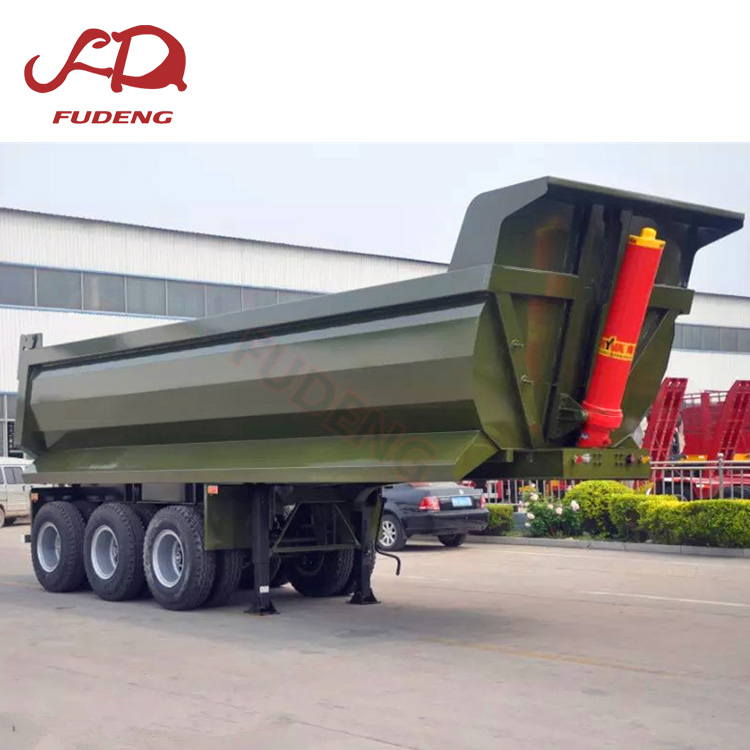 28 Cubic Meters Dump truck Tipping trailer for sale1