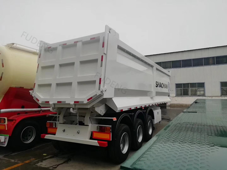 28 Cubic Meters Dump truck Tipping trailer for sale3