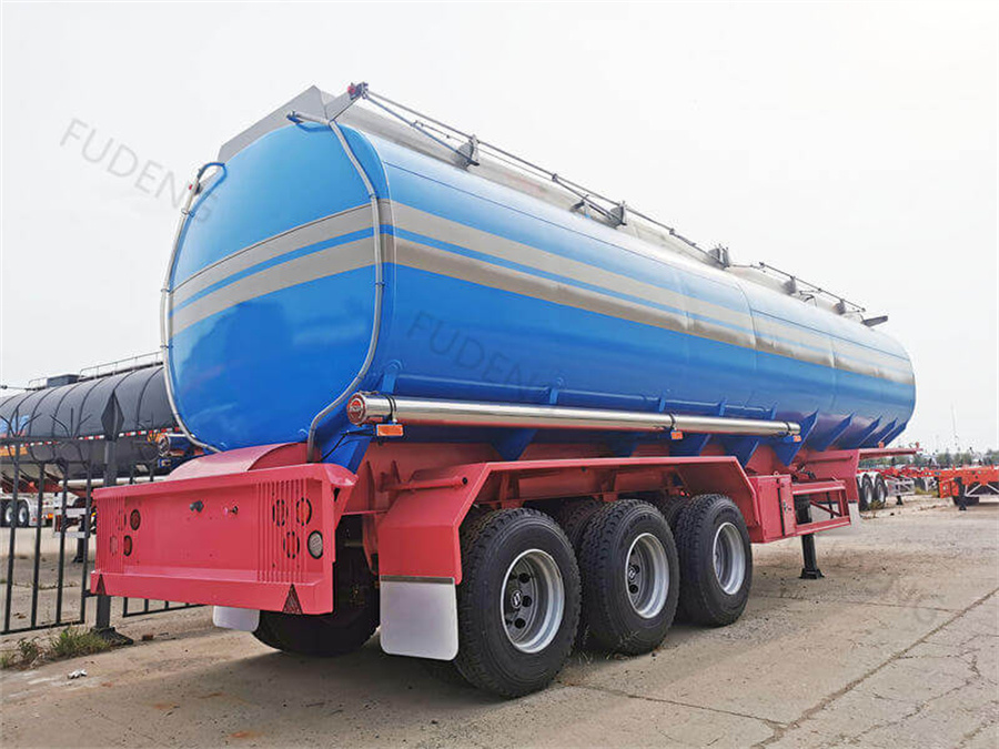 3 Axles 32000 Litres Fuel Tank Semi Trailer For Sale