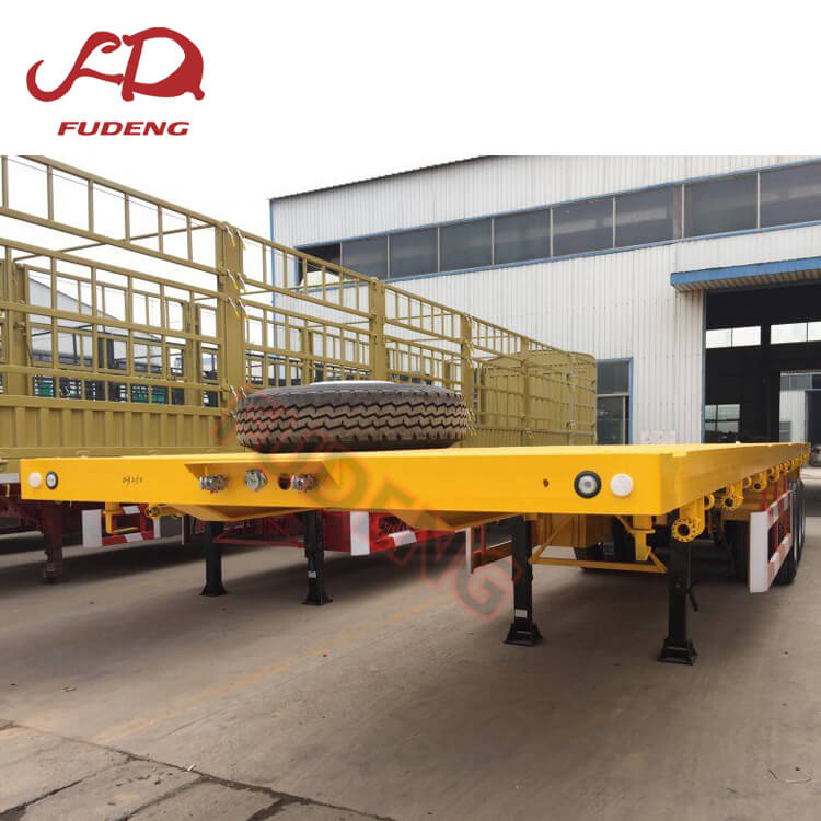 3 Axles Flatbed Trailer For Sale