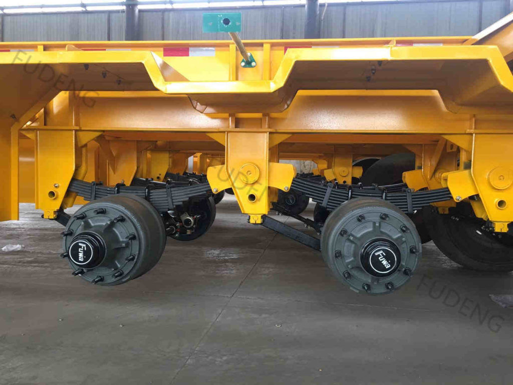 3 Axles Lowboy Semi Trailer