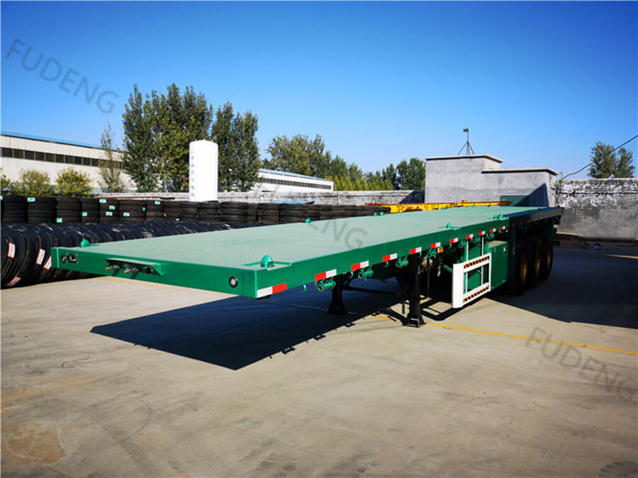 3 Axles Flatbed Trailer For Sale