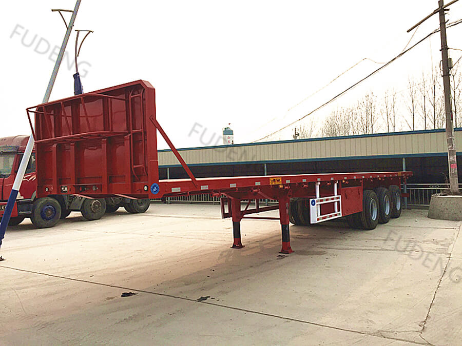 Flatbed Trailer With Front Board