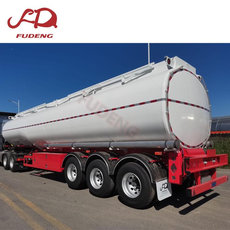 45000 Liters Aluminum Fuel Tanker With Air Suspension1