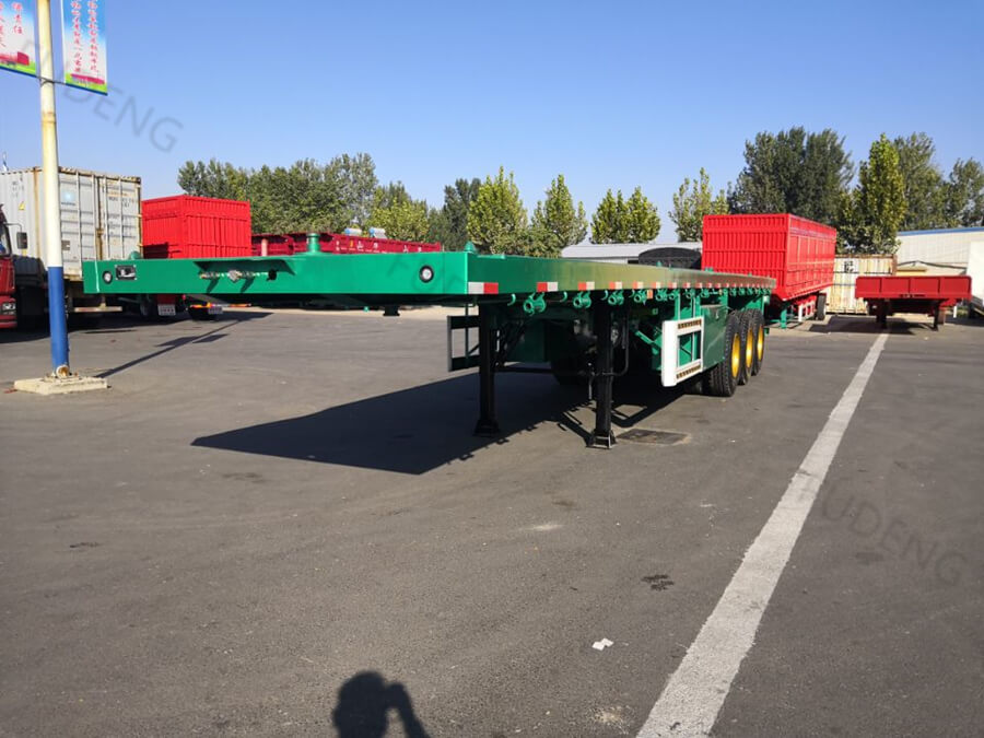 Tri-Axles 40Ft Flatbed Trailer Will Be Sent to Tanzania On Nov.15th
