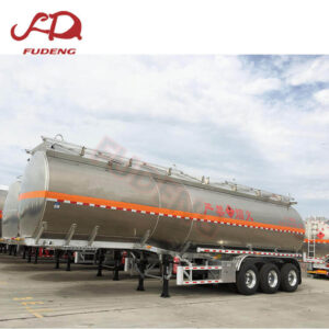 Customized 3 axles aluminum tanker trailer for sale (2)