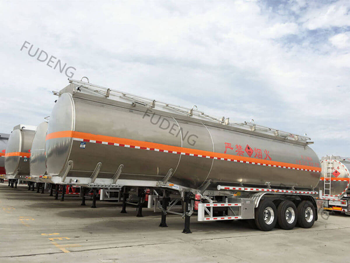 Customized 3 axles aluminum tanker trailer for sale (3)