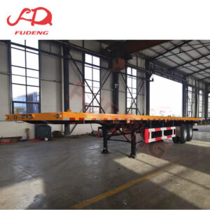 2 axles 40 tons flatbed trailer