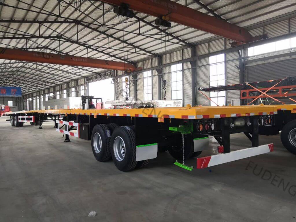 2 Axles 40 Tons Flatbed Trailer