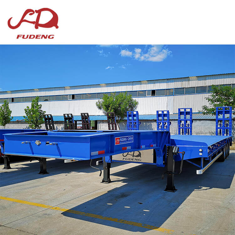 Tri Axles Low Bed Trailer