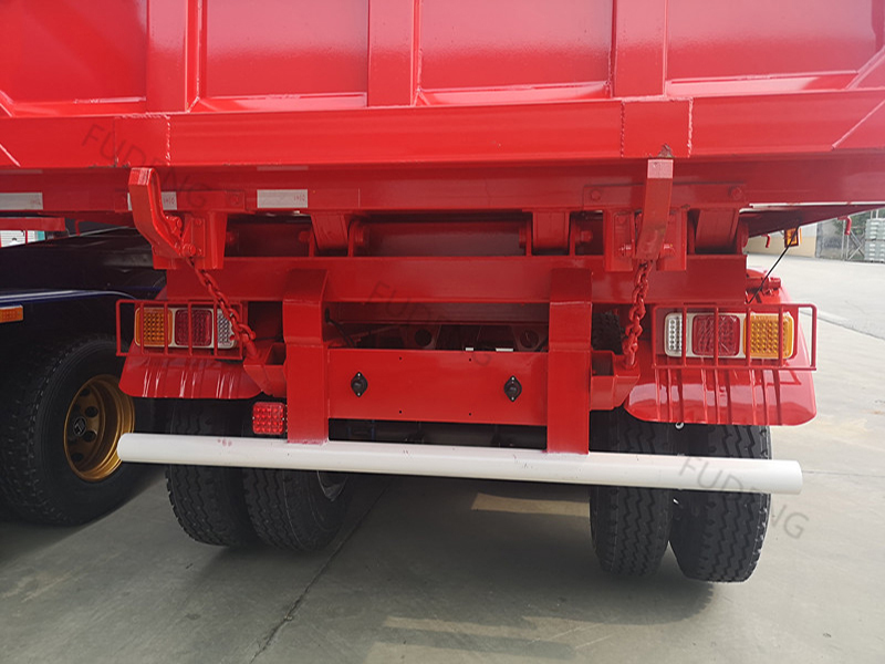 3 Axles 28 Cubic Meters Dump truck Tipper Semi Trailer