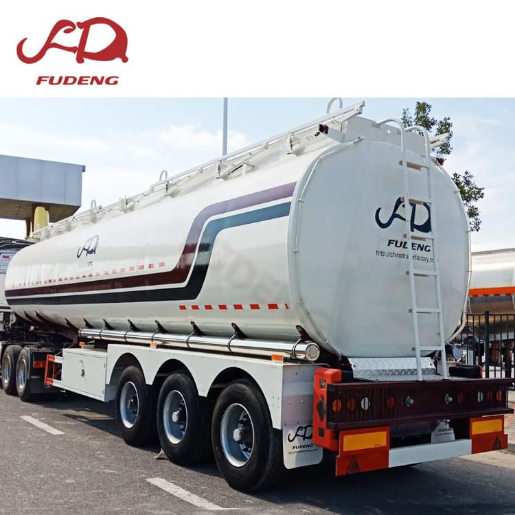 3 Axles 42000 Liters Aluminium Tanker Trailer1