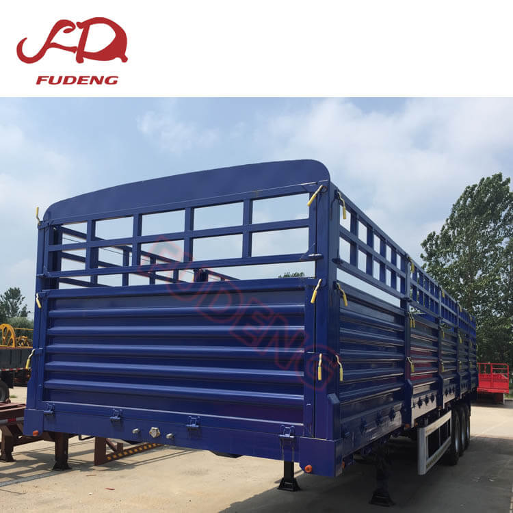 60 Tons Fence cargo Trailer carry cattle1