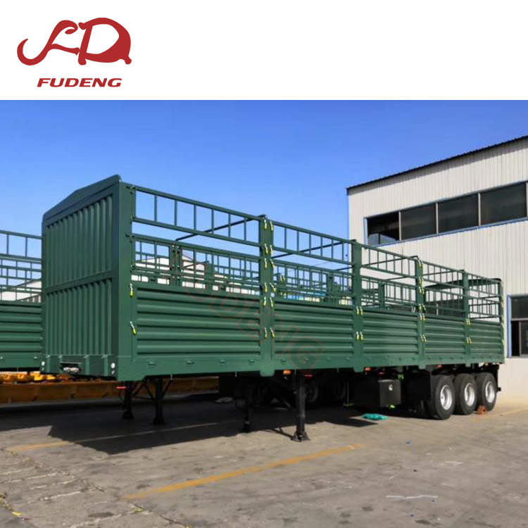 Livestock Fence cargo trailers transport cattle Side wall Fence trailer1