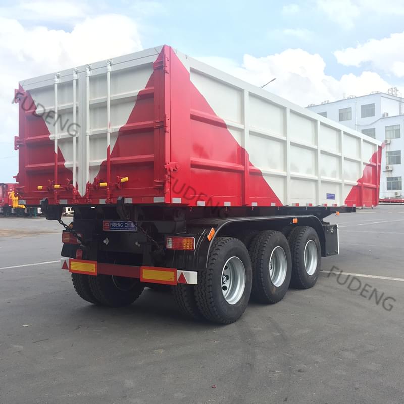 30 CBM Sand And Gravel Carrying Dump Tipper Trailer