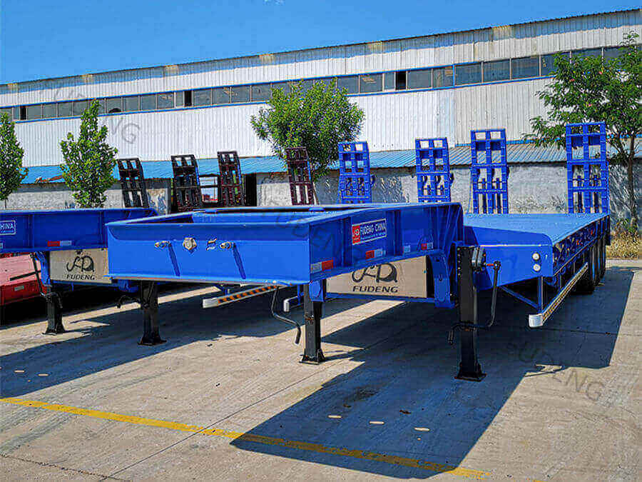 China 3 Axle 40-80 Ton Low Bed Trailer1