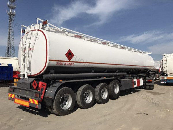 China Aluminum Fuel Tanker Trailer