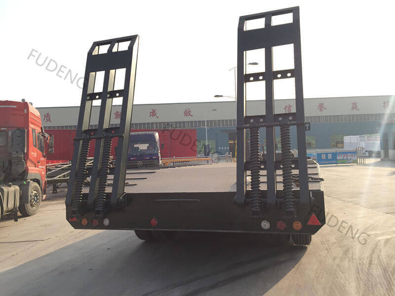 china 80-100 tons low bed trailer11