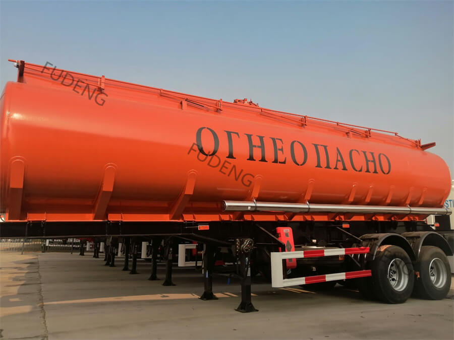 2 Axles Fuel Tanker Trailer For Sale