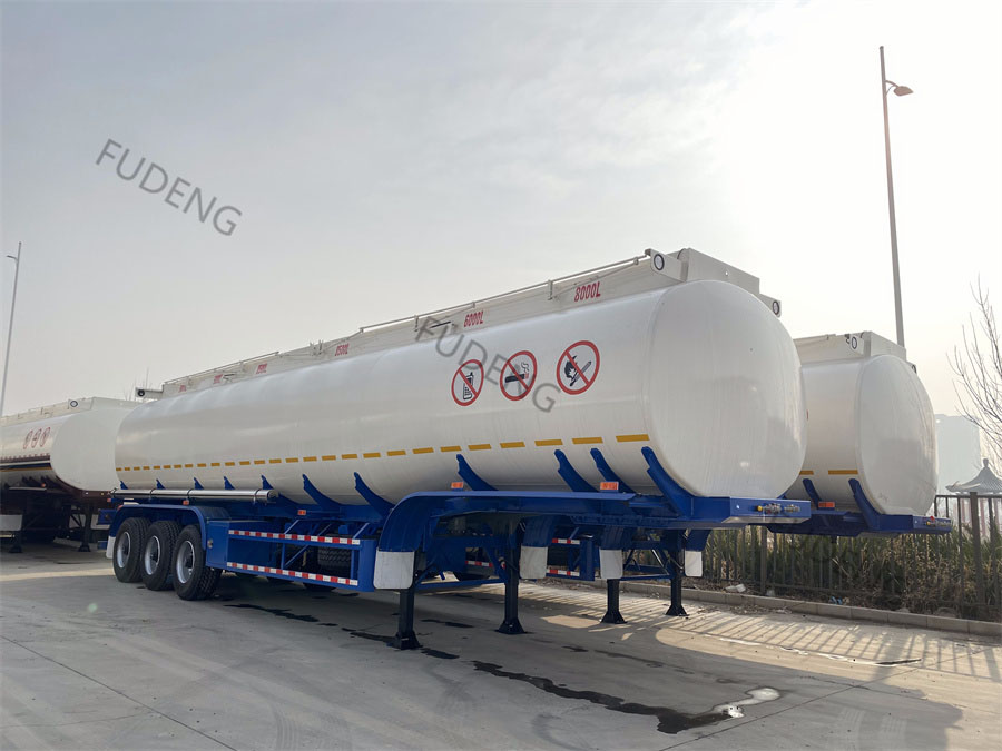 Aluminum 3 Axles Petrol Tanker Trailer