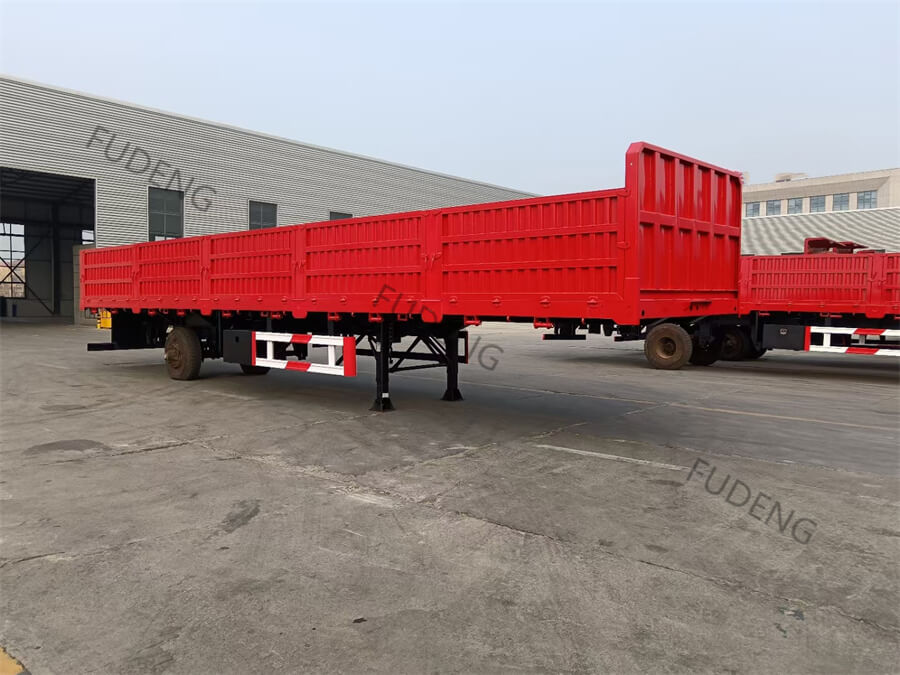 Drop Side Trailer With 1.5m Side Wall For Sale