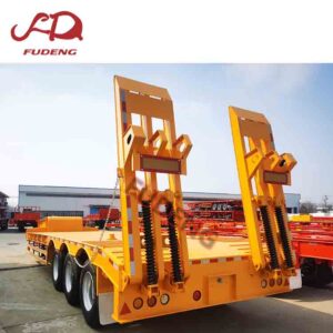 3 Axle Lowbed Semi Trailer For Sale