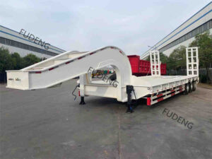 Price Gap Of Low Loader Trailer In Factory Of Different Size