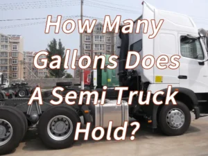how many gallons does a semi truck hold