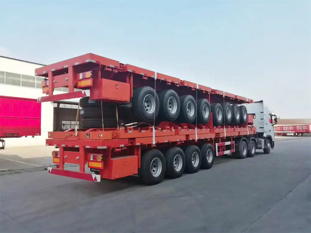 4 Axle Flatbed Trailer Specifications