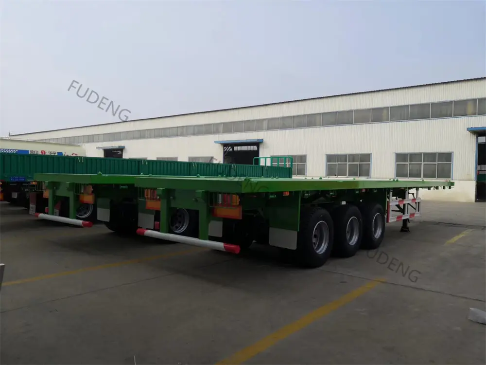3 Axles flatbed trailer for sale