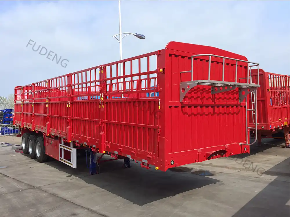 Cargo Trailer With Fence1
