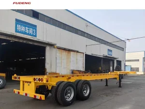 2 Axle Container Chassis Trailer in South America