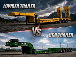 Lowboy vs RGN Trailer 7