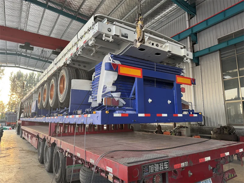 2 Units of 4-Axle Stake Semi Trailers Delivered to Ghana (1) (1)